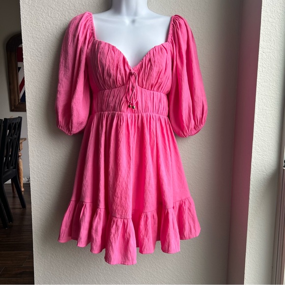 Hello Molly FIESTA LOVIN DRESS HOT PINK
Sorority Greek Rush recruit Valentines - Picture 4 of 10